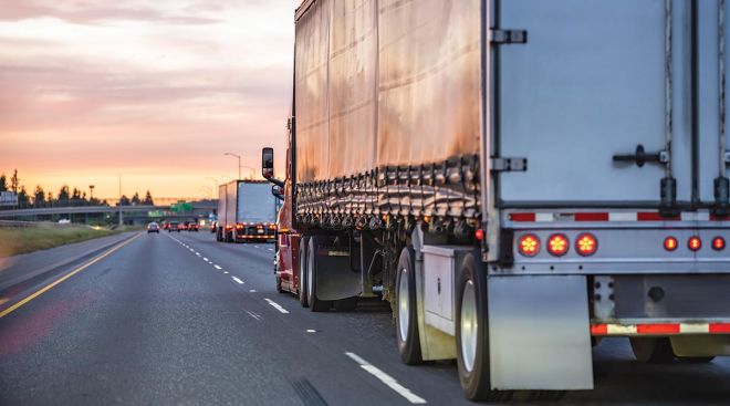 Biniuaru Trucking LLC equipment across its operating region